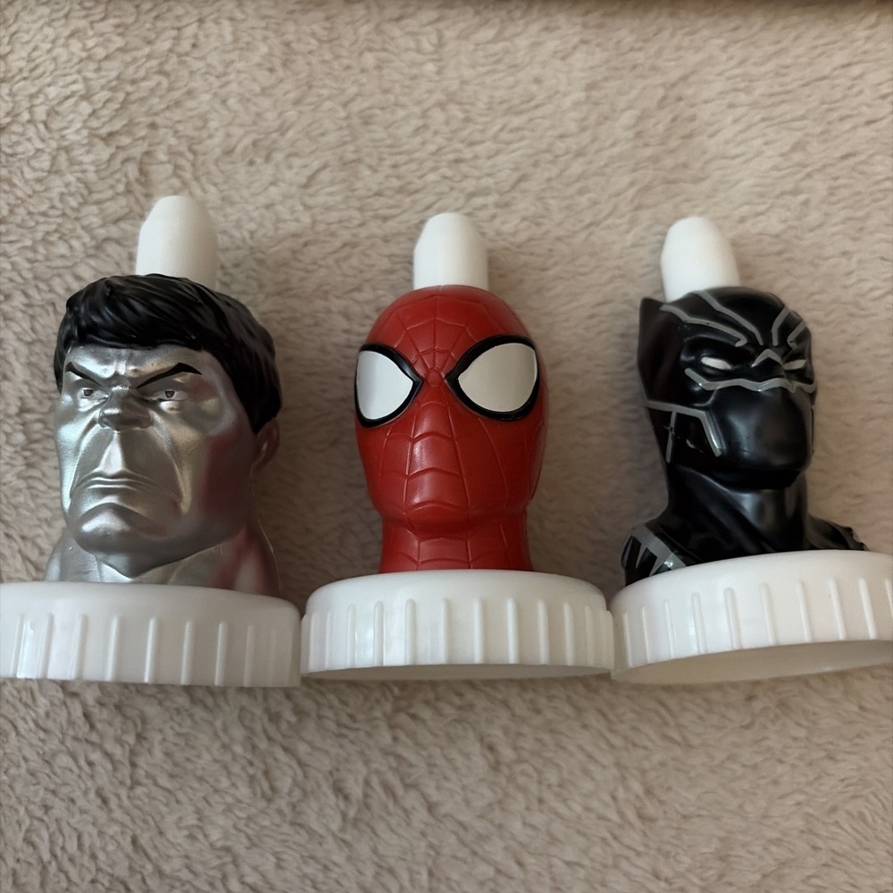 Good 2 Grow Toppers Marvel Hulk Spider-man & Black Panther